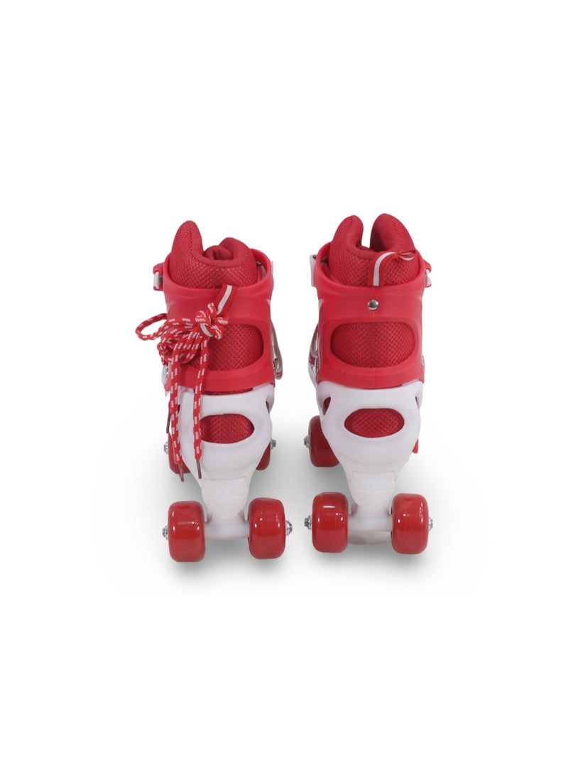 4-Wheel Roller Skates (L) – Red - Image 3